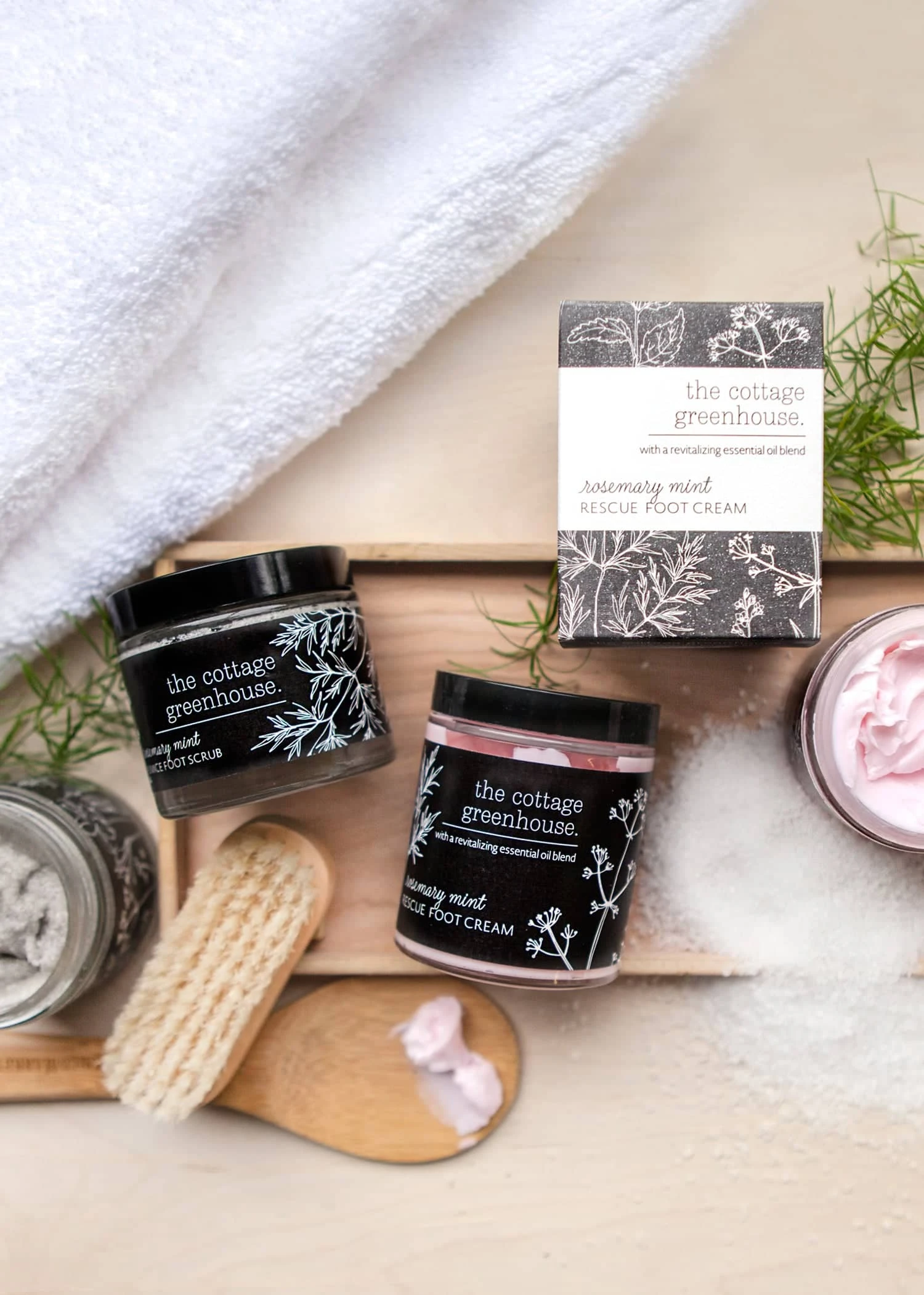 Rosemary Mint Foot Care Duo 2 Rosemary Mint Foot Care Duo - Image 2