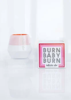 Burn Baby Burn Ceramic Candle