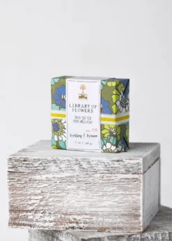 Green & Blue Floral Square Soap