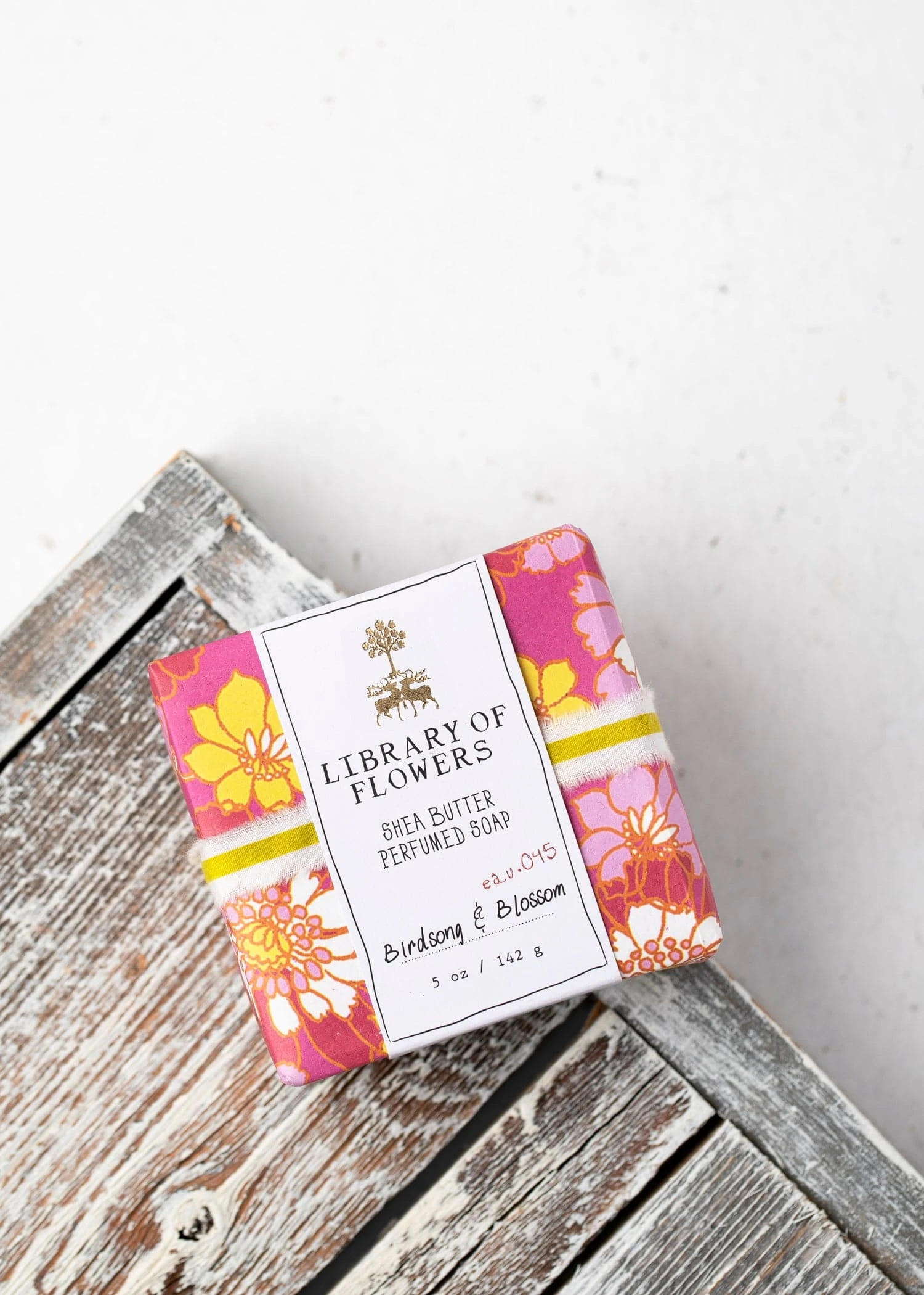 Magenta & Yellow Floral Square Soap 2 Magenta & Yellow Floral Square Soap - Image 2