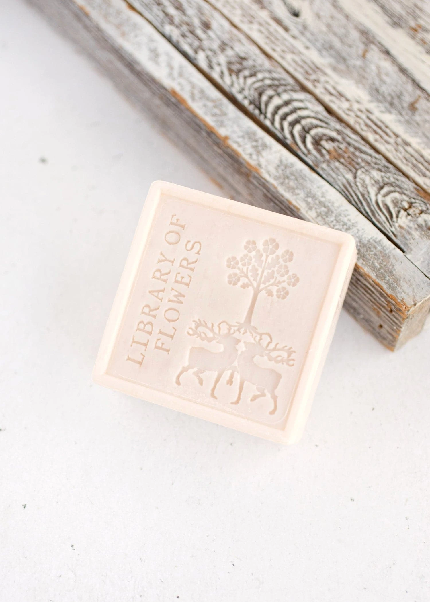 Navy Birds & Butterflies Square Soap 3 Navy Birds & Butterflies Square Soap - Image 3