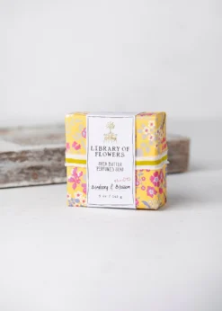 Yellow Pink Roses Square Soap