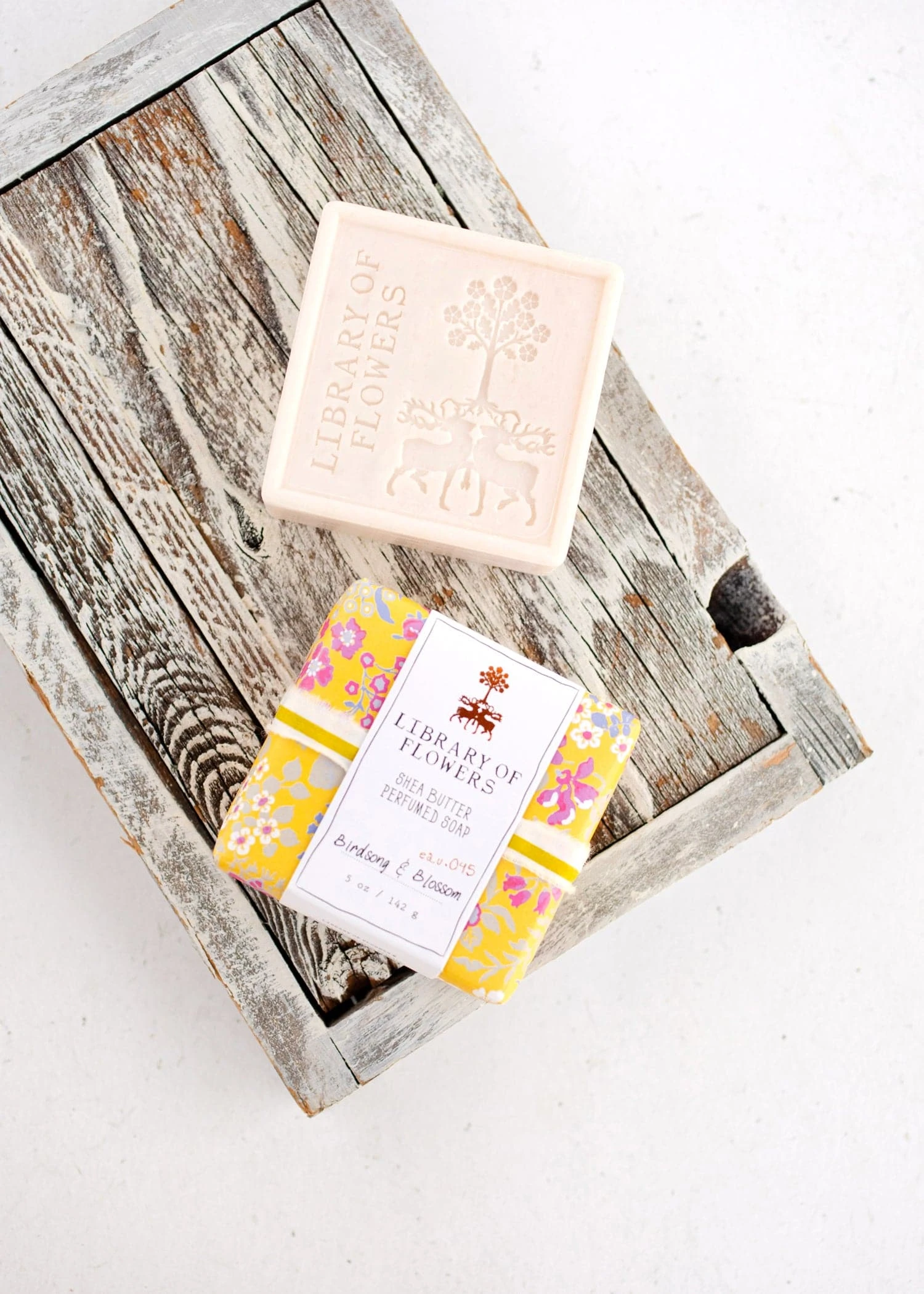 Yellow Pink Roses Square Soap 2 Yellow Pink Roses Square Soap - Image 2