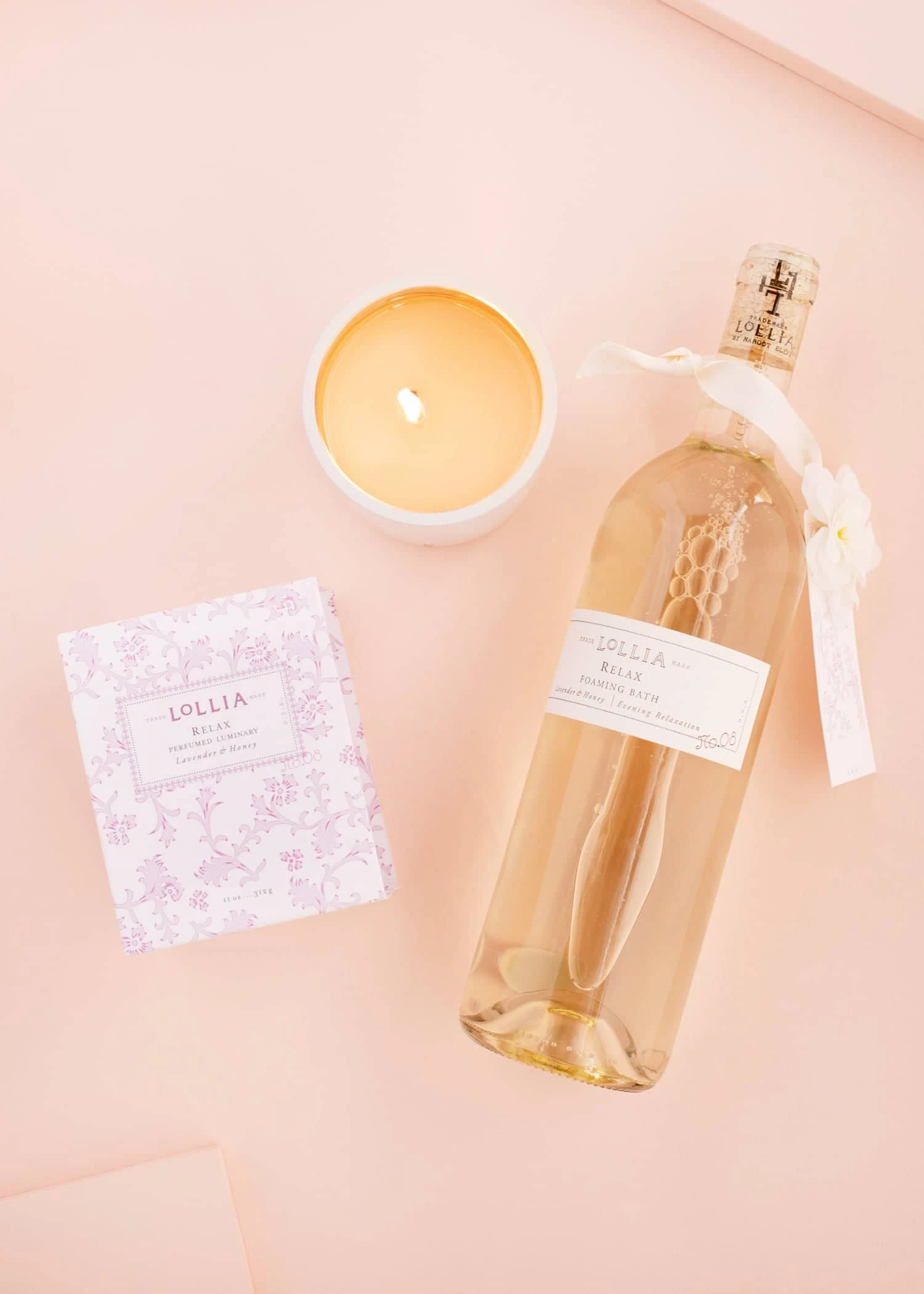 Relax Bubble Bath And Luminary 2 Relax Bubble Bath And Luminary - Image 2